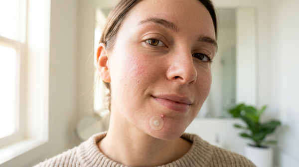 Why Did My Pimple Have a Hard White Blob in It?