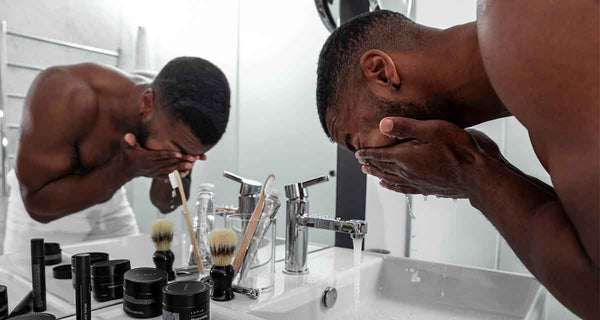 men skincare routine guide cleansing