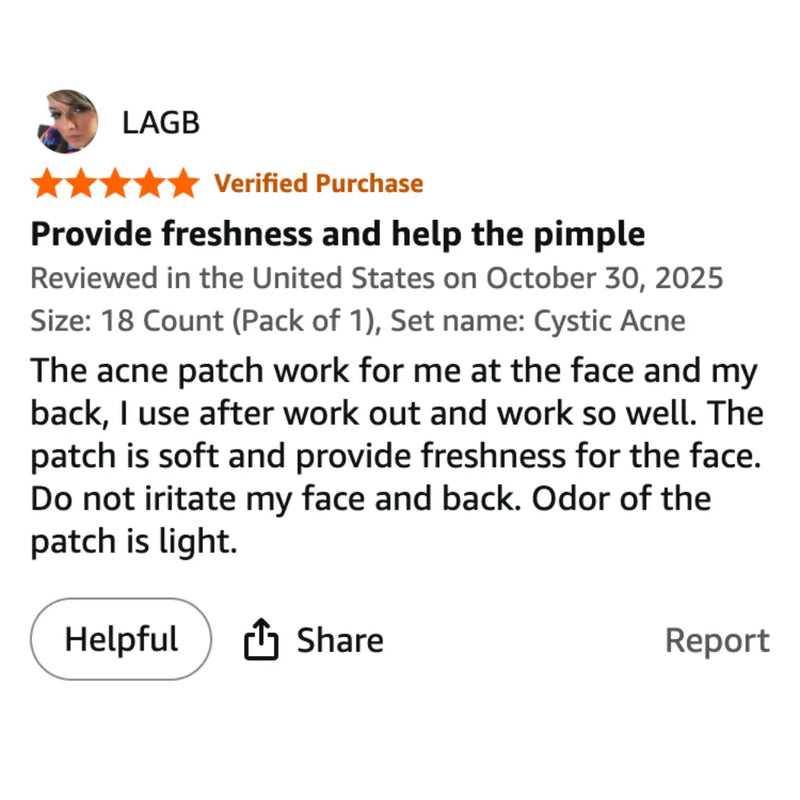 omma acne pimple patch
